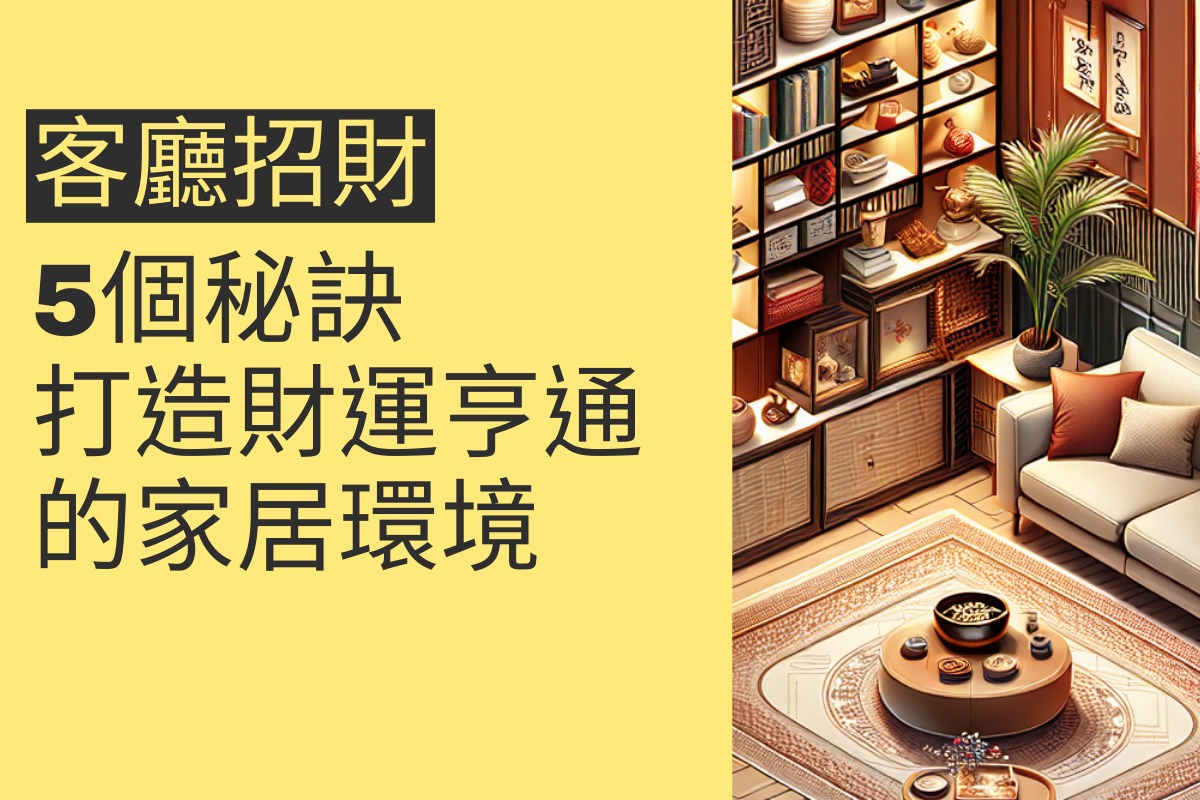 5個客廳招財秘訣,打造財運亨通的家居環境 - 招財張國華|讓你跟財神保持密切聯繫