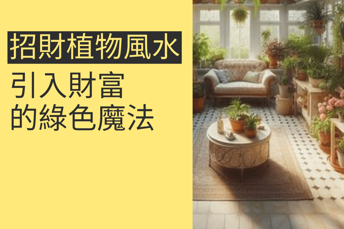 引入財富的綠色魔法：5種必知的招財植物風水秘訣 - 招財張國華｜讓你跟財神保持密切聯繫