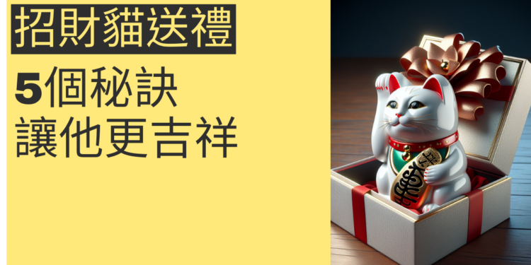 5個秘訣讓你的招財貓送禮更吉祥