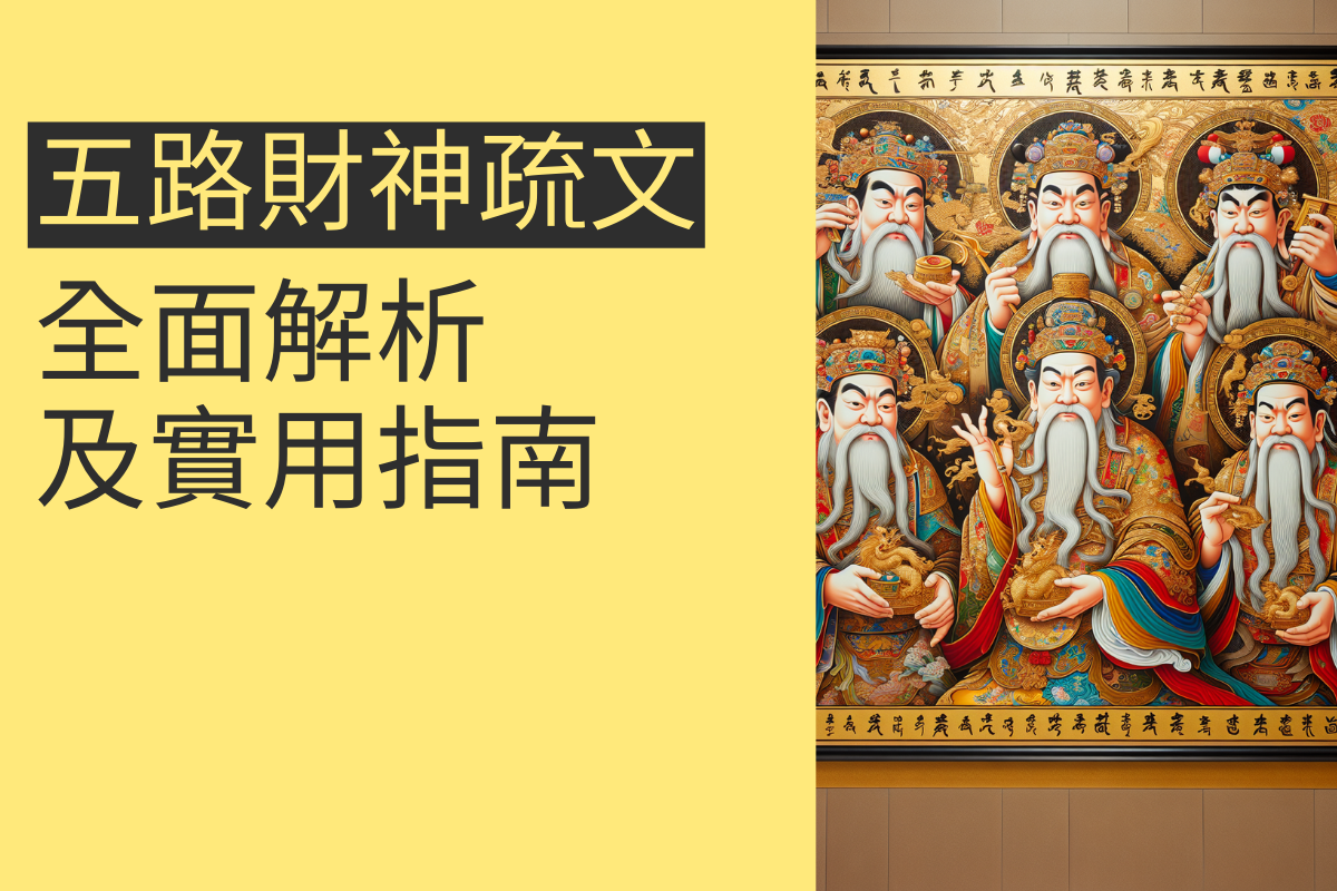 五路財神疏文:全面解析及實用指南 - 招財張國華|讓你跟財神保持密切聯繫