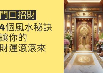 門口招財的4個風水秘訣,讓你的財運滾滾來