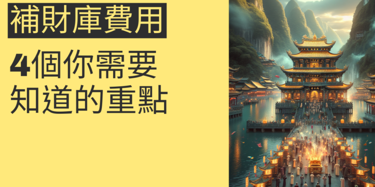北巡武德宮補財庫費用:4個你需要知道的重點