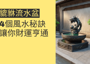 貔貅流水盆的4個風水秘訣,讓你財運亨通