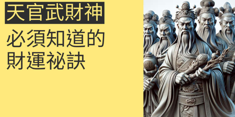 天官五路武財神:4個你必須知道的財運祕訣