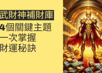 武財神補財庫的4個關鍵主題,一次掌握財運秘訣