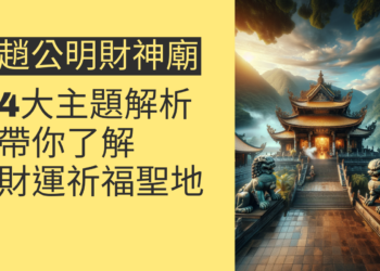 趙公明財神廟:4大主題深入解析,帶你了解財運祈福聖地
