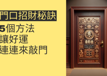 5個門口招財秘訣，讓好運連連來敲門