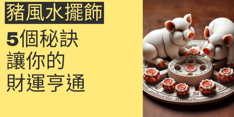 豬擺飾風水的奧秘:5個秘訣讓你的財運亨通