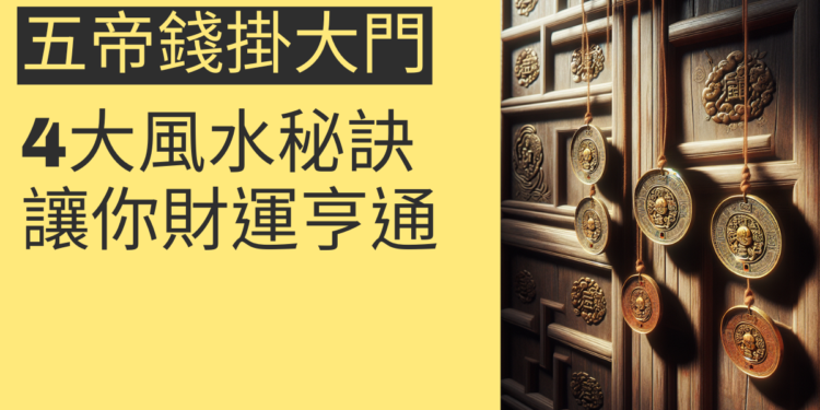 五帝錢掛大門的4大風水秘訣,讓你財運亨通