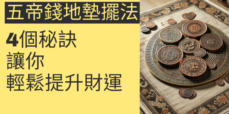 五帝錢地墊擺法的4個秘訣,讓你輕鬆提升財運