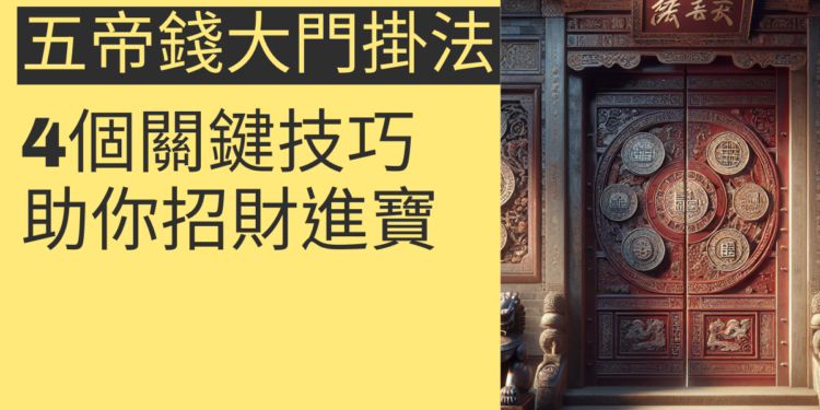 五帝錢大門掛法的4個關鍵技巧,助你招財進寶