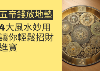 五帝錢放地墊的4大風水妙用，讓你輕鬆招財進寶