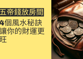 五帝錢放房間的4個風水秘訣,讓你的財運更旺