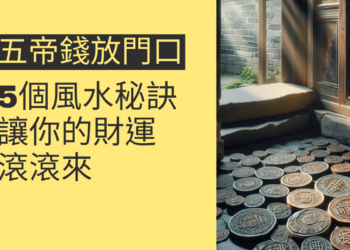 五帝錢放門口的5個風水秘訣,讓你的財運滾滾來