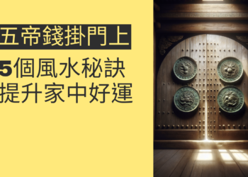 五帝錢掛門上的5個風水秘訣，提升家中好運