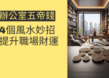 辦公室五帝錢的4個風水妙招,提升職場財運
