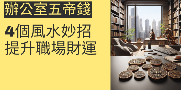 辦公室五帝錢的4個風水妙招，提升職場財運