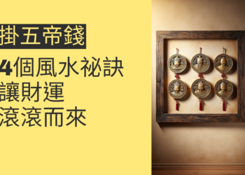 掛五帝錢的4個風水祕訣,讓財運滾滾而來