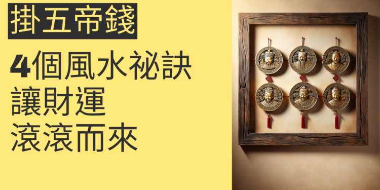 掛五帝錢的4個風水祕訣,讓財運滾滾而來