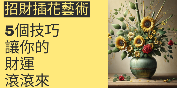 5個招財插花藝術的技巧,讓你的財運滾滾來