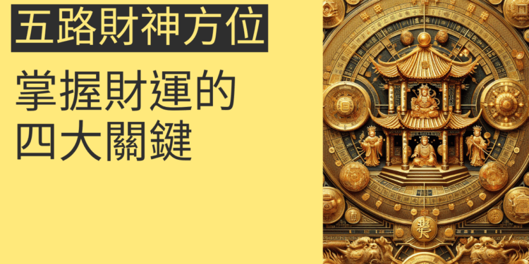 五路財神方位:掌握財運的四大關鍵