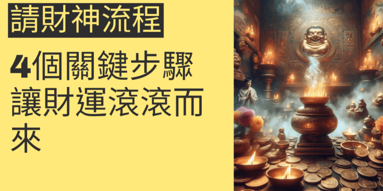 請財神流程的4個關鍵步驟，讓財運滾滾而來