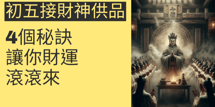 初五接財神供品的4個秘訣，讓你財運滾滾來