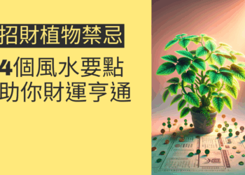 招財植物禁忌大揭密:4個風水要點助你財運亨通