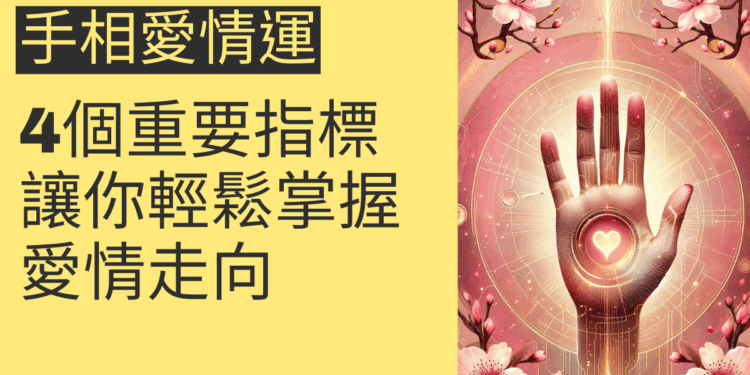 手相愛情運的4個重要指標,讓你輕鬆掌握愛情走向