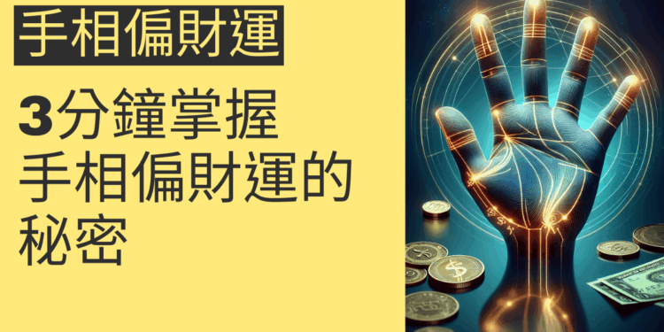 3分鐘掌握手相偏財運的秘密