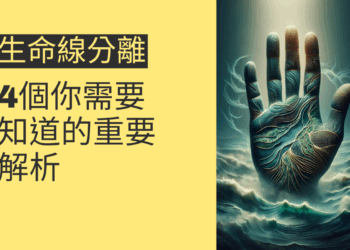 生命線與智慧線分離：4個你需要知道的重要解析