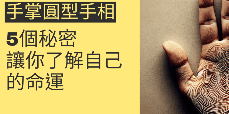 手掌圓型手相的5個秘密，讓你了解自己的命運