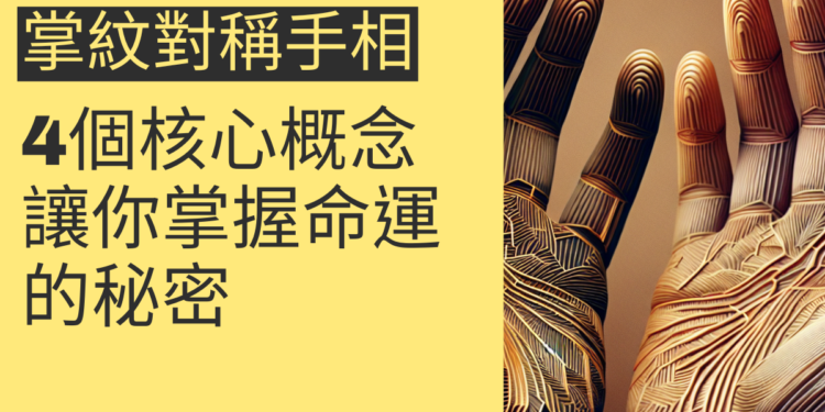 掌紋對稱手相的4個核心概念，讓你掌握命運的秘密