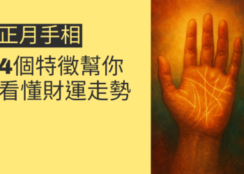正月手相揭密：4個特徵幫你看懂財運走勢