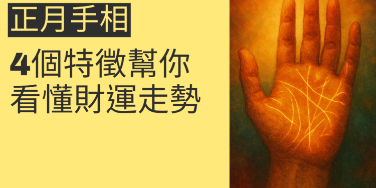 正月手相揭密：4個特徵幫你看懂財運走勢