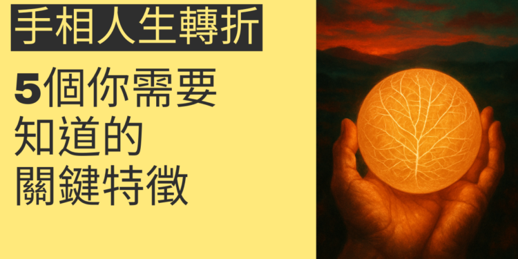 揭秘手相人生轉折手紋:5個你需要知道的關鍵特徵
