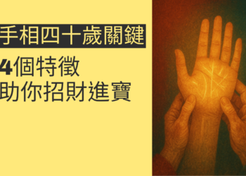 揭秘手相四十歲關鍵紋：4個特徵助你招財進寶