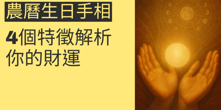探索農曆生日手相：4個特徵解析你的財運