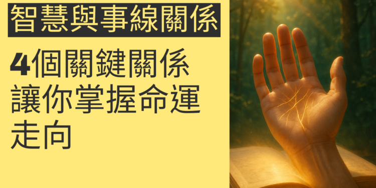 智慧線與事業線的4個關鍵關係，讓你掌握命運走向