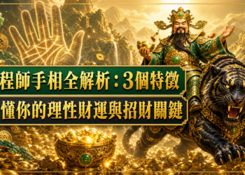 工程師手相全解析：3個特徵看懂你的理性財運與招財關鍵