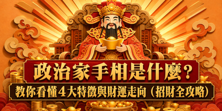政治家手相是什麼？教你看懂4大特徵與財運走向（招財全攻略）