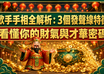 歌手手相全解析：3個發聲線特徵看懂你的財氣與才華密碼