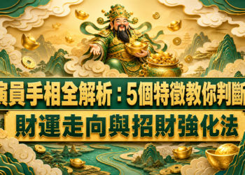 演員手相全解析：5個特徵教你判斷+財運走向與招財強化法