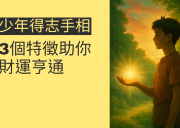 3個特徵教你識別少年得志手相，開啟你的財富之路