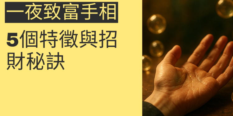 揭秘一夜致富手相：5個特徵與招財秘訣