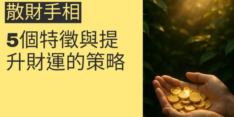 解密散財手相：5個特徵與提升財運的策略