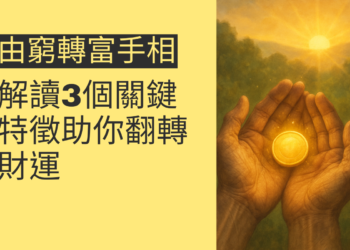 由窮轉富手相：解讀3個關鍵特徵助你翻轉財運