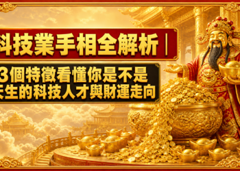 科技業手相全解析｜3個特徵看懂你是不是天生的科技人才與財運走向