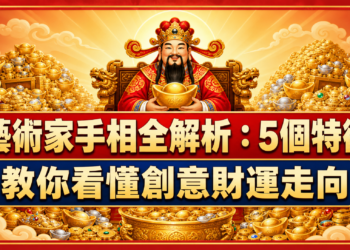 藝術家手相全解析：5個特徵教你看懂創意財運走向