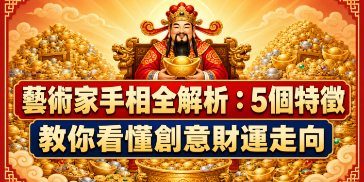 藝術家手相全解析:5個特徵教你看懂創意財運走向